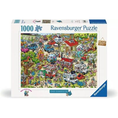 Ravensburger 12000721 1000 Brikkers Puslespil - Lejrpladsen Ravensburger 12000721 1000 Brikkers Puslespil - Lejrpladsen