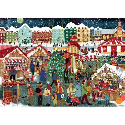 Ravensburger 2024 Christmas Market 1000 Piece Jigsaw Puzzle - Adults & Kids 12+ Ravensburger 2024 Christmas Market 1000 Piece Jigsaw Puzzle - Adults & Kids 12+
