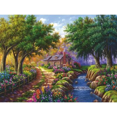 Puzzle Cottage Ravensburger 1500 Pièces - Paysage Puzzle Cottage Ravensburger 1500 Pièces - Paysage