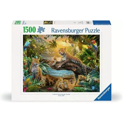 Ravensburger 12000738 Leopard Jungle Puzzle - 1500 Pieces Ravensburger 12000738 Leopard Jungle Puzzle - 1500 Pieces