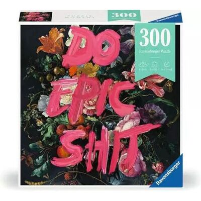 Ravensburger 12000770 Quebra-Cabeça - Do Epic Shit - 300 Peças - Quebra-Cabeça Ravensburger 12000770 Quebra-Cabeça - Do Epic Shit - 300 Peças - Quebra-Cabeça