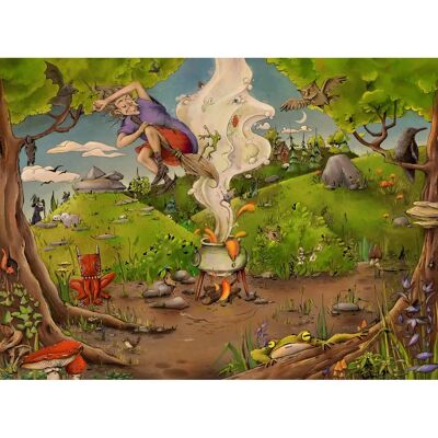 Ravensburger 12000777 - Bei der Waldhexe - Puzzle de 500 pièces pour adultes Ravensburger 12000777 - Bei der Waldhexe - Puzzle de 500 pièces pour adultes