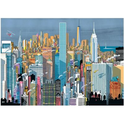 Ravensburger - Puzzle 1000 Piezas Nueva York - Rompecabezas Ravensburger - Puzzle 1000 Piezas Nueva York - Rompecabezas