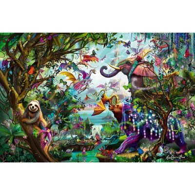 Ravensburger Tropical Dragons Puzzle - 4000 Pieces - Landscapes - Age 14+ Ravensburger Tropical Dragons Puzzle - 4000 Pieces - Landscapes - Age 14+