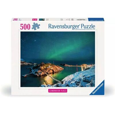Ravensburger 12000845 Scandinavian Places - Nordlichter in Tromsø Norwegen - 500 Teile Puzzle für Erwachsene Ravensburger 12000845 Scandinavian Places - Nordlichter in Tromsø Norwegen - 500 Teile Puzzle für Erwachsene