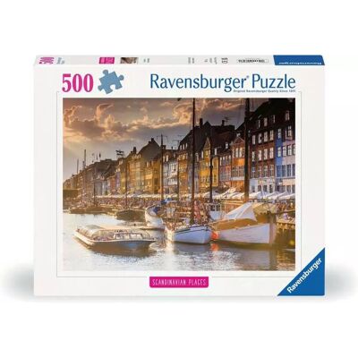 Ravensburger 12000846 Scandinavian Places - Puesta de sol en Copenhague - 500 piezas Rompecabezas Ravensburger 12000846 Scandinavian Places - Puesta de sol en Copenhague - 500 piezas Rompecabezas