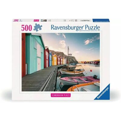 Ravensburger 12000847 Scandinavische Plaatsen - Bootshuis Puzzel - 500 Stukken Ravensburger 12000847 Scandinavische Plaatsen - Bootshuis Puzzel - 500 Stukken