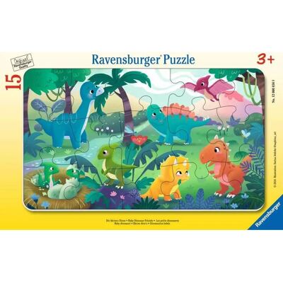 Puzzle Ravensburger 12000856 Amici Dinosauro Bebè - 15 pezzi Puzzle Ravensburger 12000856 Amici Dinosauro Bebè - 15 pezzi
