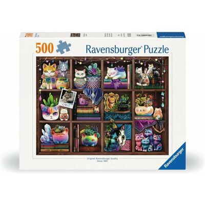 Ravensburger Palapeli Cubby Cats and Succulents - Puzzle Ravensburger Palapeli Cubby Cats and Succulents - Puzzle