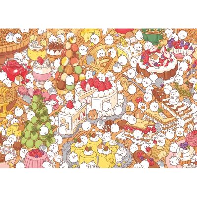 Nathan Desserts Gourmands - Puzzle Molang 1000 pezzi Nathan Desserts Gourmands - Puzzle Molang 1000 pezzi