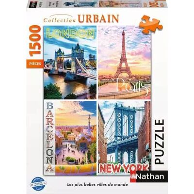 Nathan 12000927 Puzzle - 1500 elementów - Kolekcja Miast - Dorośli i Dzieci 14+ Nathan 12000927 Puzzle - 1500 elementów - Kolekcja Miast - Dorośli i Dzieci 14+