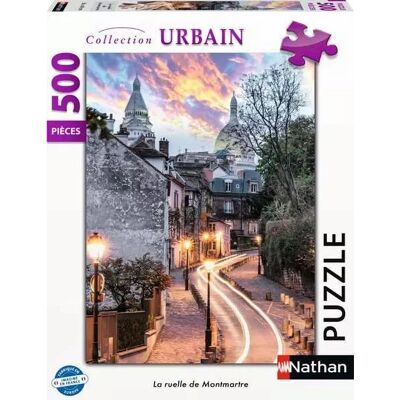 Rompecabezas Nathan 12000980 - 500 piezas - La Ruelle de Montmartre Rompecabezas Nathan 12000980 - 500 piezas - La Ruelle de Montmartre
