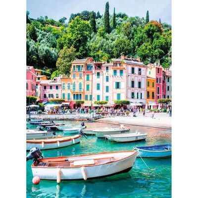 Puzzle Nathan - Primavera a Portofino - 500 pezzi Puzzle Nathan - Primavera a Portofino - 500 pezzi