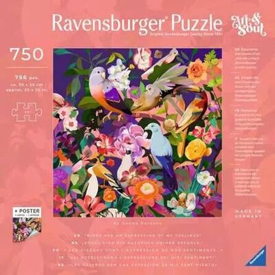 Ravensburger 750 Piece Jigsaw Puzzle - Bird Watching Ravensburger 750 Piece Jigsaw Puzzle - Bird Watching