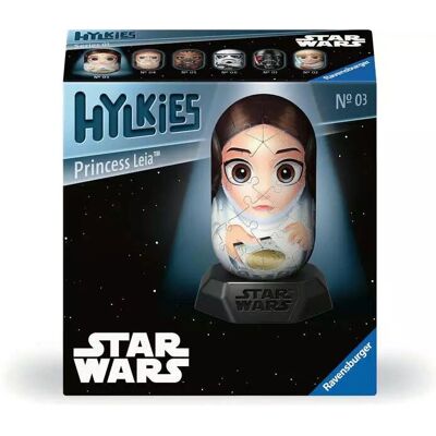 Quebra-cabeça 3D Star Wars Ravensburger Princesa Leia Hylkies - Quebra-cabeça Quebra-cabeça 3D Star Wars Ravensburger Princesa Leia Hylkies - Quebra-cabeça