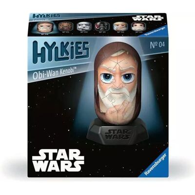 Ravensburger Star Wars 3D Puzzle Obi-Wan Kenobi Hylkies - 54 peças - Quebra-cabeça Ravensburger Star Wars 3D Puzzle Obi-Wan Kenobi Hylkies - 54 peças - Quebra-cabeça