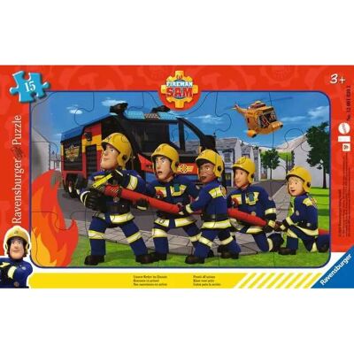 Ravensburger Puzzel Brandweerwagen - 15 stukjes Ravensburger Puzzel Brandweerwagen - 15 stukjes