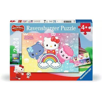 Ravensburger Hello Kitty 2x24 Puzzle - Kids Educational Toy Ravensburger Hello Kitty 2x24 Puzzle - Kids Educational Toy