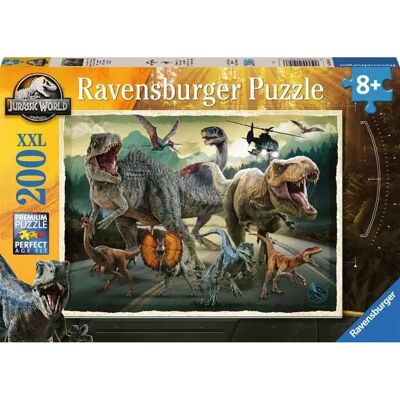 Puzzle Jurassic World de Ravensburger - 200 pièces - Enfants 8+ - Publicité Puzzle Jurassic World de Ravensburger - 200 pièces - Enfants 8+ - Publicité