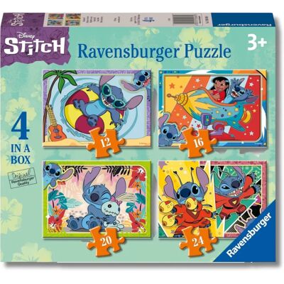 Ravensburger Disney Stitch Rompecabezas - 4 en Caja Ravensburger Disney Stitch Rompecabezas - 4 en Caja