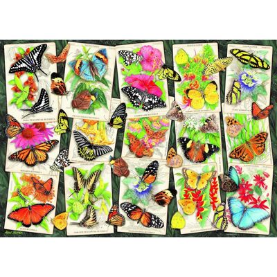 Ravensburger Tropical Butterfly 1000-piece Puzzle - Puzzle Ravensburger Tropical Butterfly 1000-piece Puzzle - Puzzle