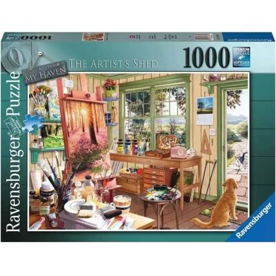 Ravensburger No. 11 Artist's Shed Jigsaw Puzzle - 1000 Pieces Ravensburger No. 11 Artist's Shed Jigsaw Puzzle - 1000 Pieces