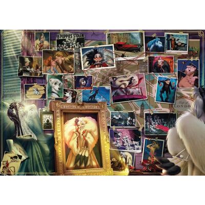 Ravensburger Cruella de Vil Palapeli - 1000 kappaletta - Disney Villainous - Palapeli Ravensburger Cruella de Vil Palapeli - 1000 kappaletta - Disney Villainous - Palapeli
