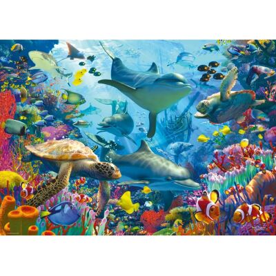 Ravensburger Coral Reef Retreat 1000 Piece Puzzle - for ages 12+ Ravensburger Coral Reef Retreat 1000 Piece Puzzle - for ages 12+