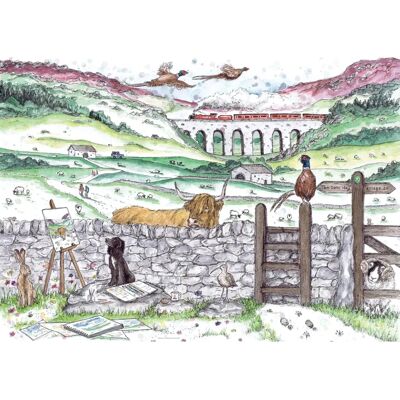 Ravensburger 12001180 - A Stop To Say Hello Puzzle - 1000 Pieces Ravensburger 12001180 - A Stop To Say Hello Puzzle - 1000 Pieces