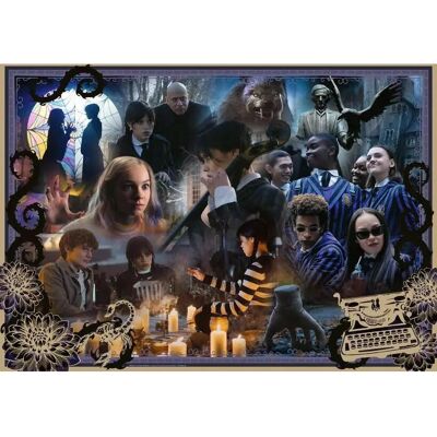 Ravensburger 12001228 Puzzle Wednesday 1000 pièces - Série TV Ravensburger 12001228 Puzzle Wednesday 1000 pièces - Série TV