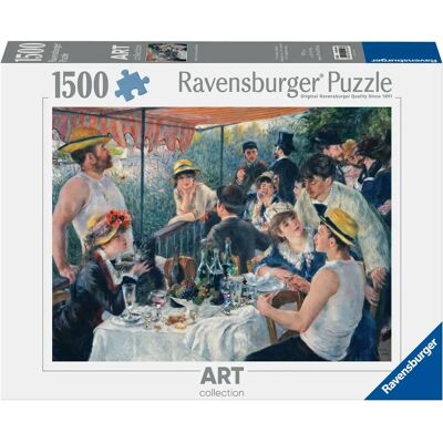 Ravensburger Renoir: La colazione dei canottieri - Puzzle 1500 pezzi Ravensburger Renoir: La colazione dei canottieri - Puzzle 1500 pezzi