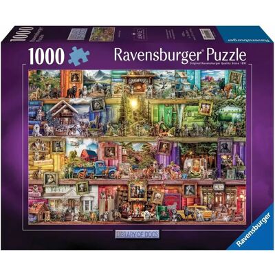 Ravensburger Library of Dogs Jigsaw Puzzle - 1000 Pieces Ravensburger Library of Dogs Jigsaw Puzzle - 1000 Pieces