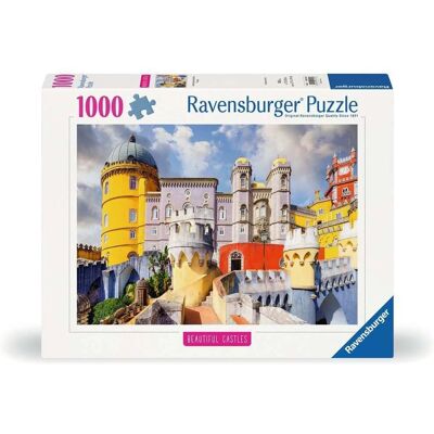 Ravensburger - Beautiful Castles - Palacio Nacional Da Pena, Portugal - 1000 Pieces Puzzle Ravensburger - Beautiful Castles - Palacio Nacional Da Pena, Portugal - 1000 Pieces Puzzle