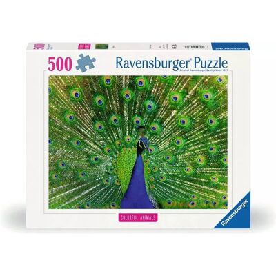 Ravensburger 12001332 Animais Coloridos Quebra-Cabeça - Quebra-Cabeça Ravensburger 12001332 Animais Coloridos Quebra-Cabeça - Quebra-Cabeça