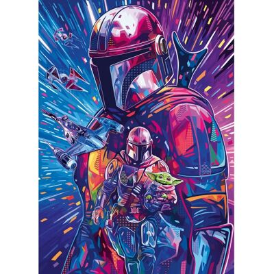 Ravensburger Star Wars Hyperspace The Mandalorian Puzzle - 500 Pieces Ravensburger Star Wars Hyperspace The Mandalorian Puzzle - 500 Pieces