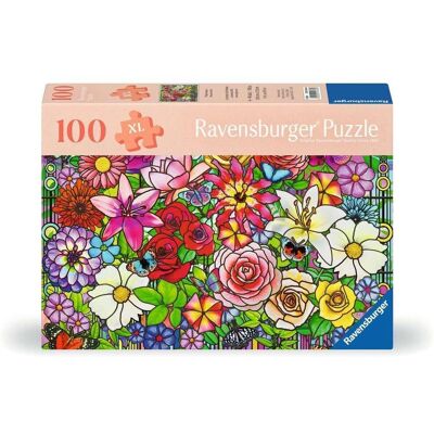 Ravensburger Blumenfenster Puzzle - Erwachsene - 100 Teile Ravensburger Blumenfenster Puzzle - Erwachsene - 100 Teile