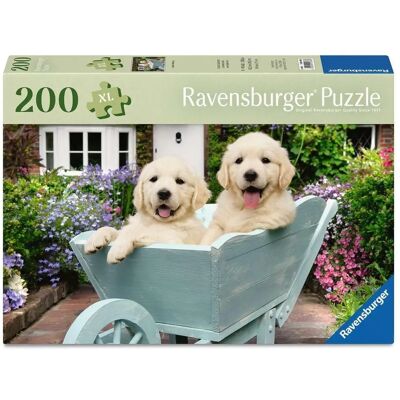 Ravensburger Golden Retriever Puzzle - Large, Colorful Dog - 200 Pieces Ravensburger Golden Retriever Puzzle - Large, Colorful Dog - 200 Pieces