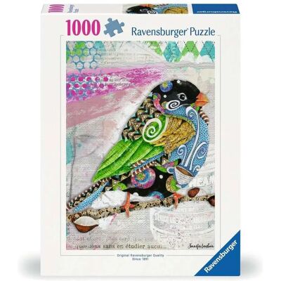 Ravensburger Farverig Fugl - 1000 Dele Voksenpuslespil Ravensburger Farverig Fugl - 1000 Dele Voksenpuslespil