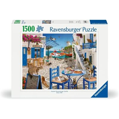 Ravensburger Katzen von Mykonos 1500 Stück Puzzle Ravensburger Katzen von Mykonos 1500 Stück Puzzle
