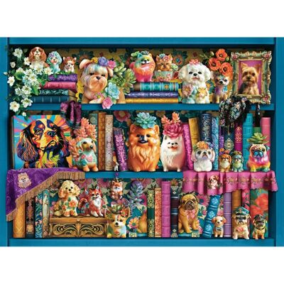 Ravensburger Precious Porcelain Pugs Jigsaw Puzzle - 500 Pieces Ravensburger Precious Porcelain Pugs Jigsaw Puzzle - 500 Pieces