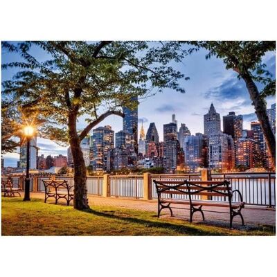 Nathan Puzzel 1000 stuks Manhattan zonsondergang - Puzzel Nathan Puzzel 1000 stuks Manhattan zonsondergang - Puzzel