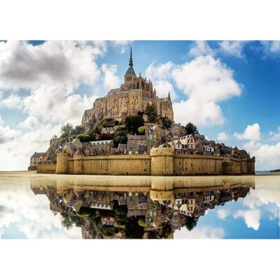 Rompecabezas Ravensburger 1000 piezas - Mont Saint-Michel - Edificios Rompecabezas Ravensburger 1000 piezas - Mont Saint-Michel - Edificios