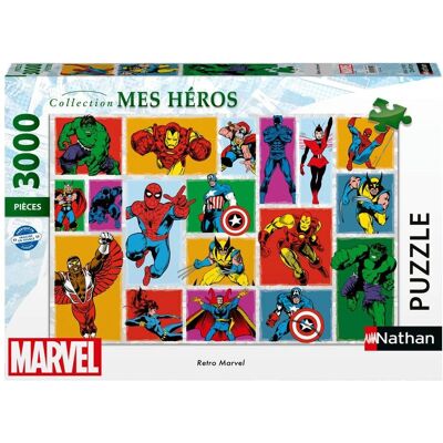 Nathan Retro Marvel Puzzle - 3000 Teile - Für Erwachsene und Kinder ab 14+ - Hochwertiges Puzzle Nathan Retro Marvel Puzzle - 3000 Teile - Für Erwachsene und Kinder ab 14+ - Hochwertiges Puzzle