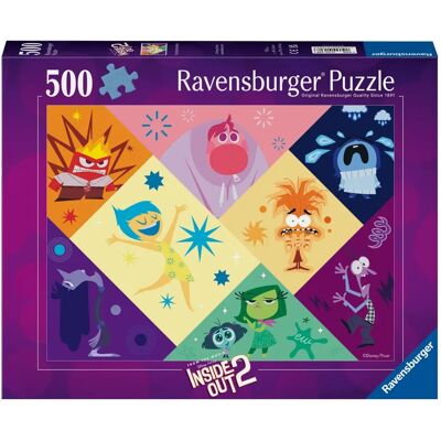 Ravensburger - Inside Out 2, Puzzle de 500 Pièces - Puzzle pour Adultes Ravensburger - Inside Out 2, Puzzle de 500 Pièces - Puzzle pour Adultes