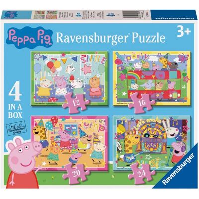 Ravensburger Peppa Pig Puzzle 4in1 - Jigsaw for Kids Ravensburger Peppa Pig Puzzle 4in1 - Jigsaw for Kids