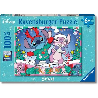 Ravensburger Disney Stitch and Angel Jigsaw Puzzle - 100 Pieces Ravensburger Disney Stitch and Angel Jigsaw Puzzle - 100 Pieces