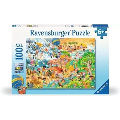 Ravensburger 12004050 Pussel - Fyra Årstider - 100 bitar Ravensburger 12004050 Pussel - Fyra Årstider - 100 bitar