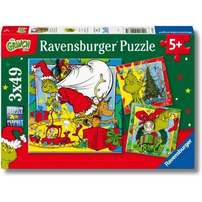 Ravensburger Quebra-cabeças do Grinch - Conjunto de 3 Ravensburger Quebra-cabeças do Grinch - Conjunto de 3