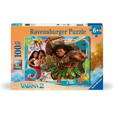 Puzzle Disney Vaiana 2 XXL 100 pièces Ravensburger pour enfants 6+ Puzzle Disney Vaiana 2 XXL 100 pièces Ravensburger pour enfants 6+
