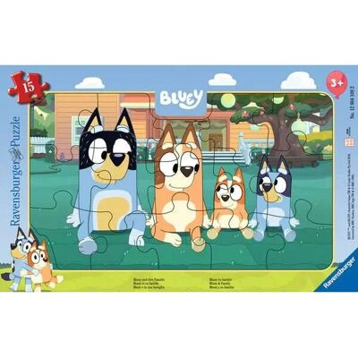 Ravensburger Bluey 15-delige puzzel - Puzzel Ravensburger Bluey 15-delige puzzel - Puzzel